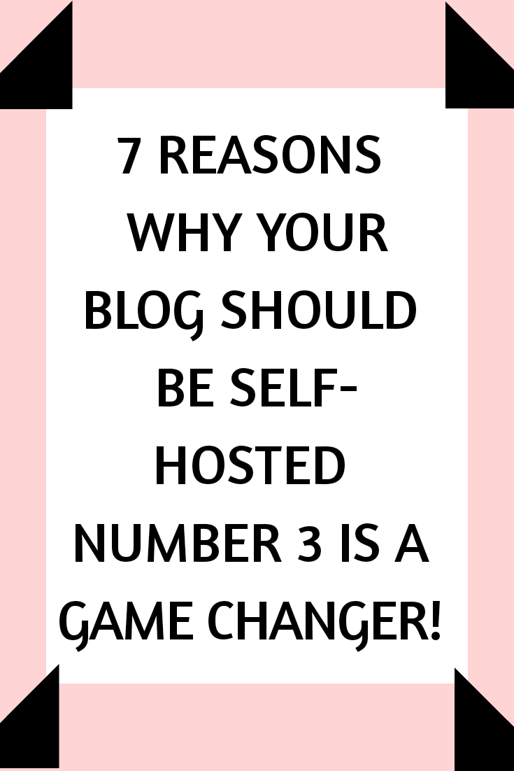 Reasons why your blog should be self-hosted 
