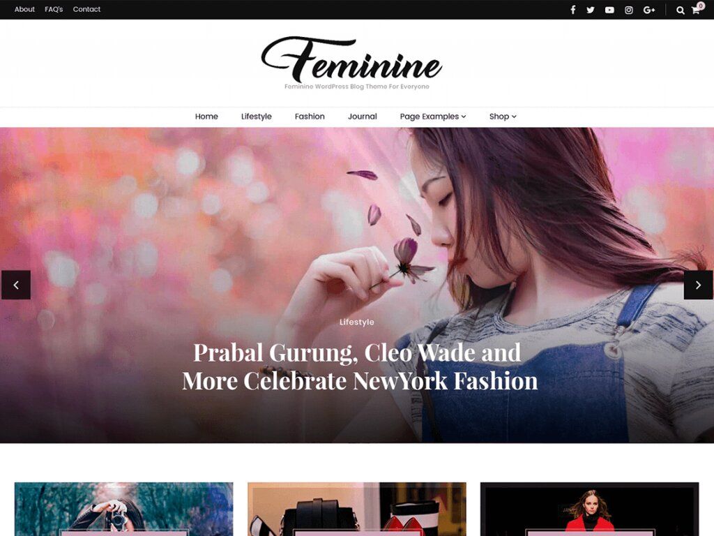 15 BEAUTIFULLY FREE FEMININE WORDPRESS THEMES FOR BLOGGERS | GIFT COLLINS