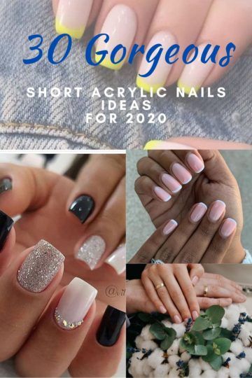 Gorgeous Short Acrylic Nails Ideas 2020 | GIFT COLLINS